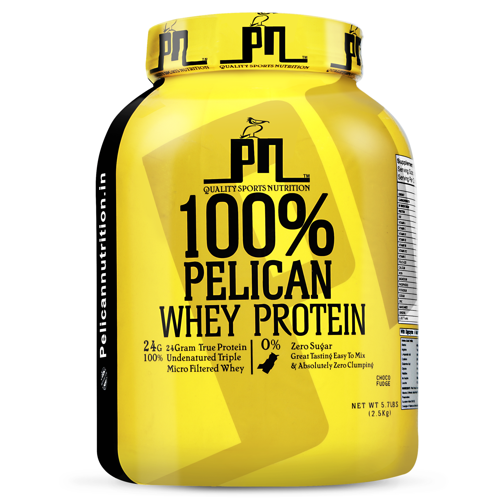 Pelican Nutrition – Whey Protein | (2.5Kg) | 24g Protein | Rich Chocolate, Kesar Pista, Mango Kulfi, Strawberry Kulfi, Coffee Caffe Mocha Flavour
