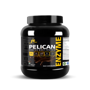 Pelican Nutrition – Enzyme Whey Protein | (1Kg/2Kg) | 25g Protein | Chocolate, Kesar Pista, Malai Kulfi Flavour