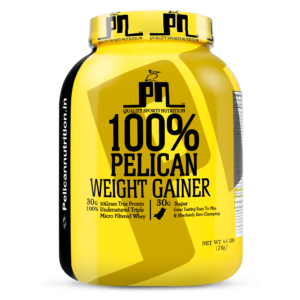 Pelican Nutrition – 100% Pelican Weight Gainer (2kg) | 30g Protein | High Calorie Formula | Chocolate Flavour