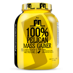 Pelican Nutrition – 100% Pelican Mass Gainer | (2.5Kg) | Advanced Carb-Protein Blend | Chocolate, Kesar Pista Flavour